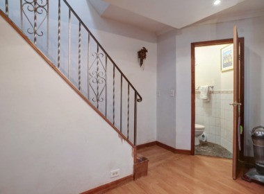 Park Ln stairs and half bath