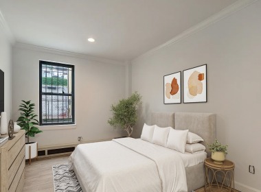 87 President St staging bdrm 2